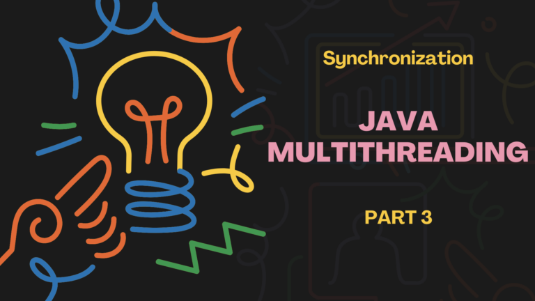 synchronization in java multithreading