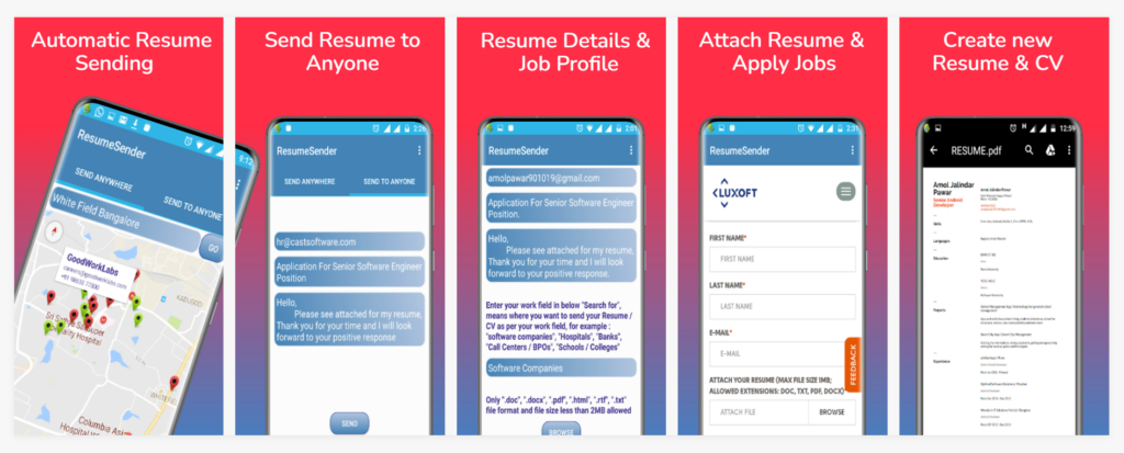 Resume Sender App