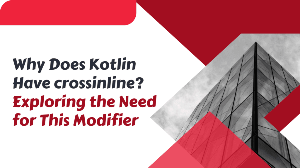 crossinline modifier