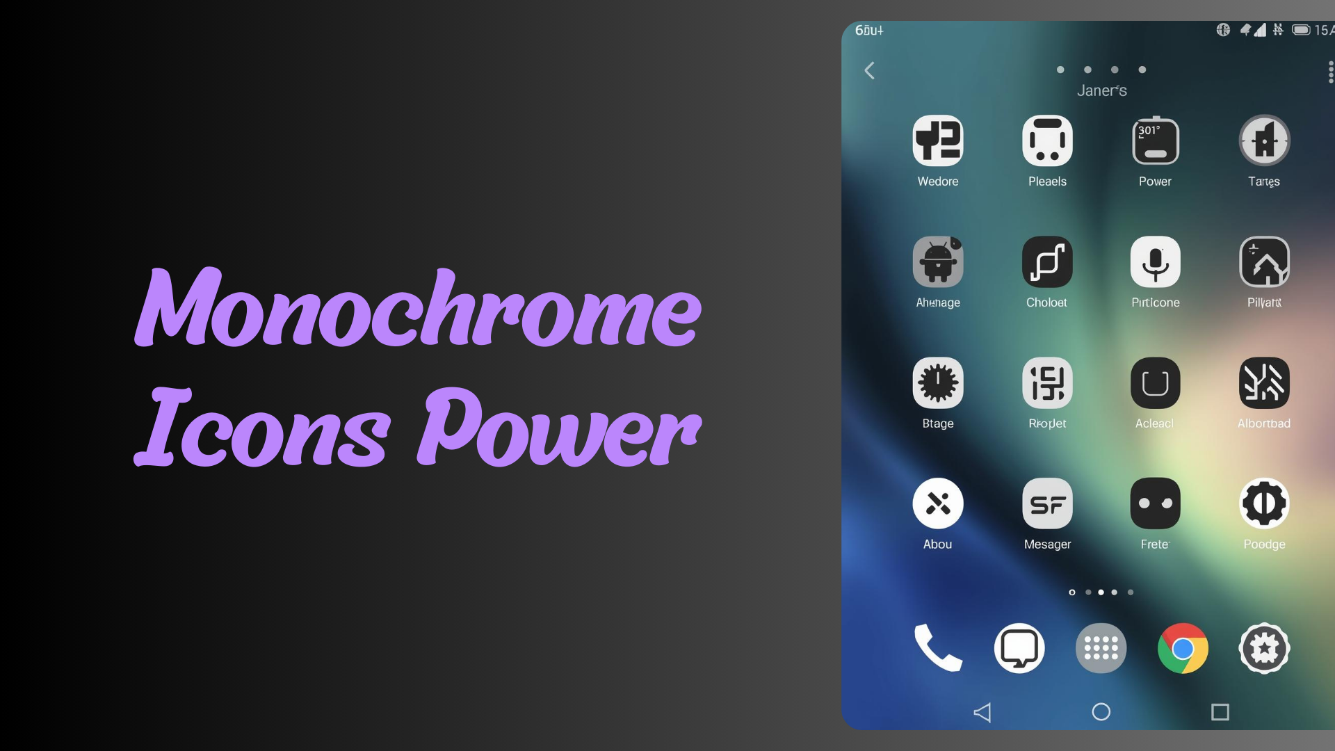 How Monochrome Icons Power Android Themed Icons (Android 12+) - softAai ...